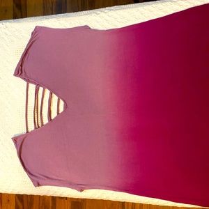 Ombré Purple top